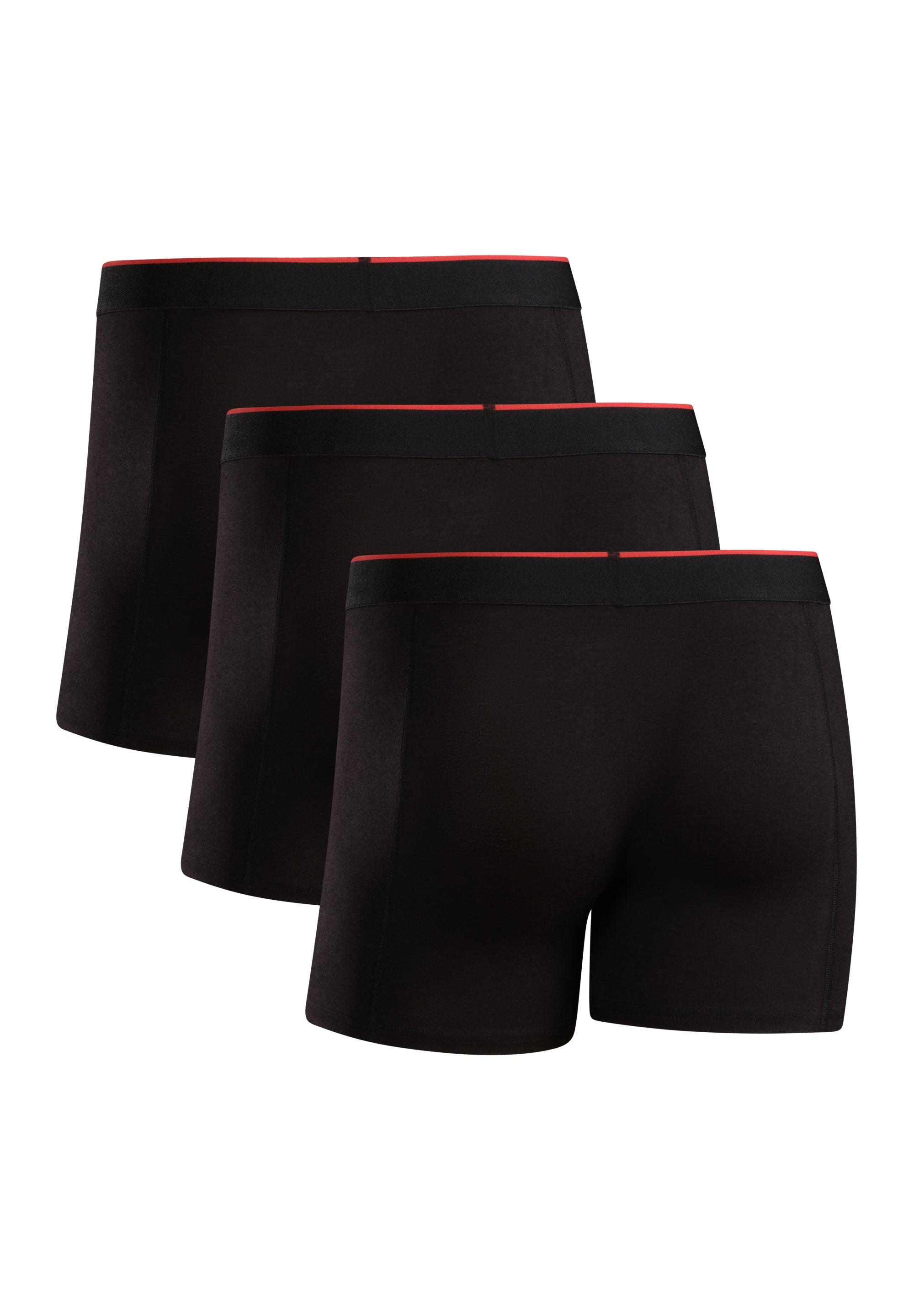 Bóxers de bambú para hombre ultrasuaves transpirables ropa interior 3-pack 2/5