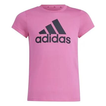 T-shirt Adidas Junior Essentials Big Logo Pulse Magenta Noir 11-12A
