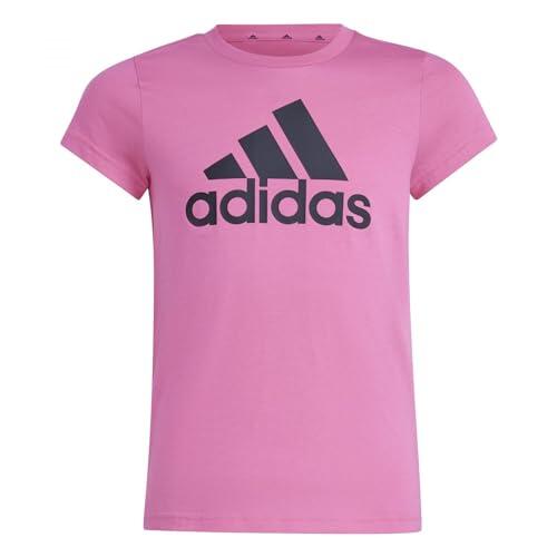T-shirt Adidas Junior Essentials Big Logo Pulse Magenta Noir 11-12A