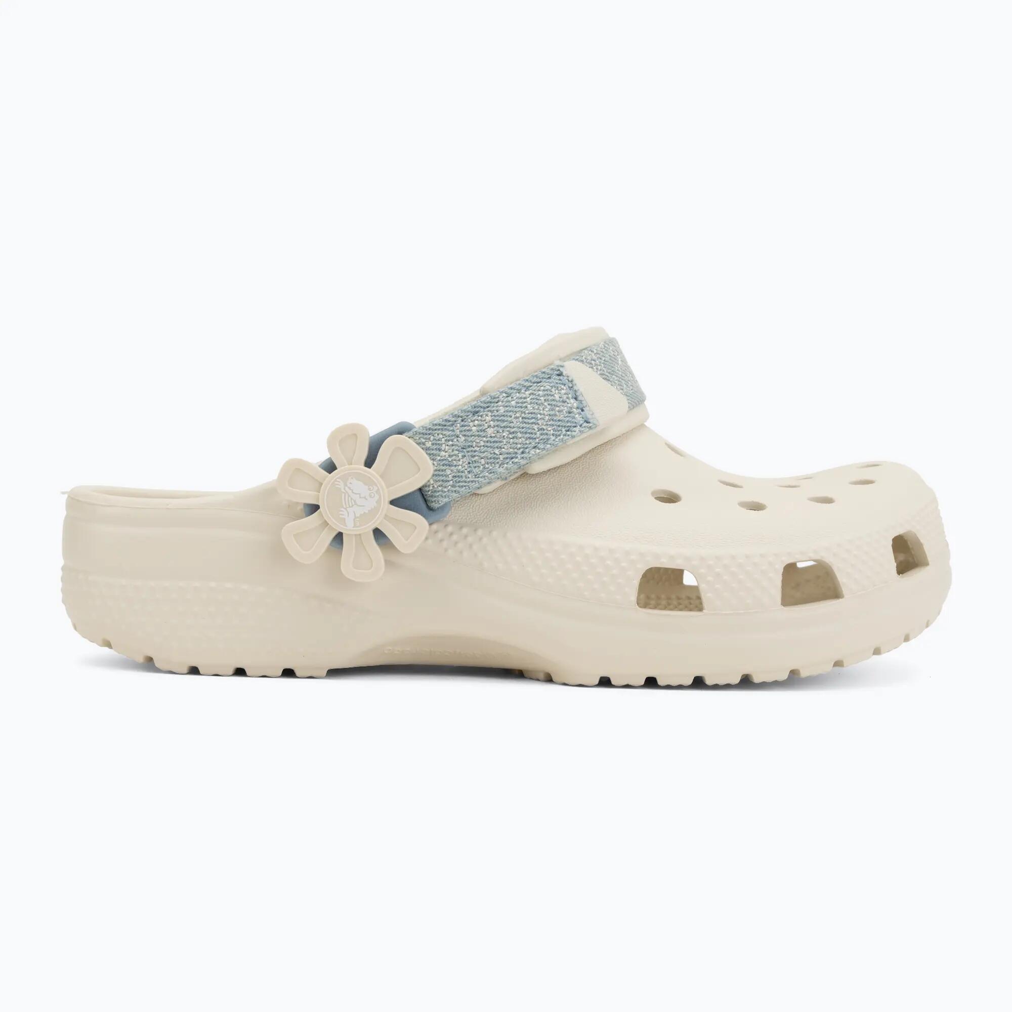 Klapki dziecięce Crocs Classic Denim Flower Adjutment Backstrap 3/7