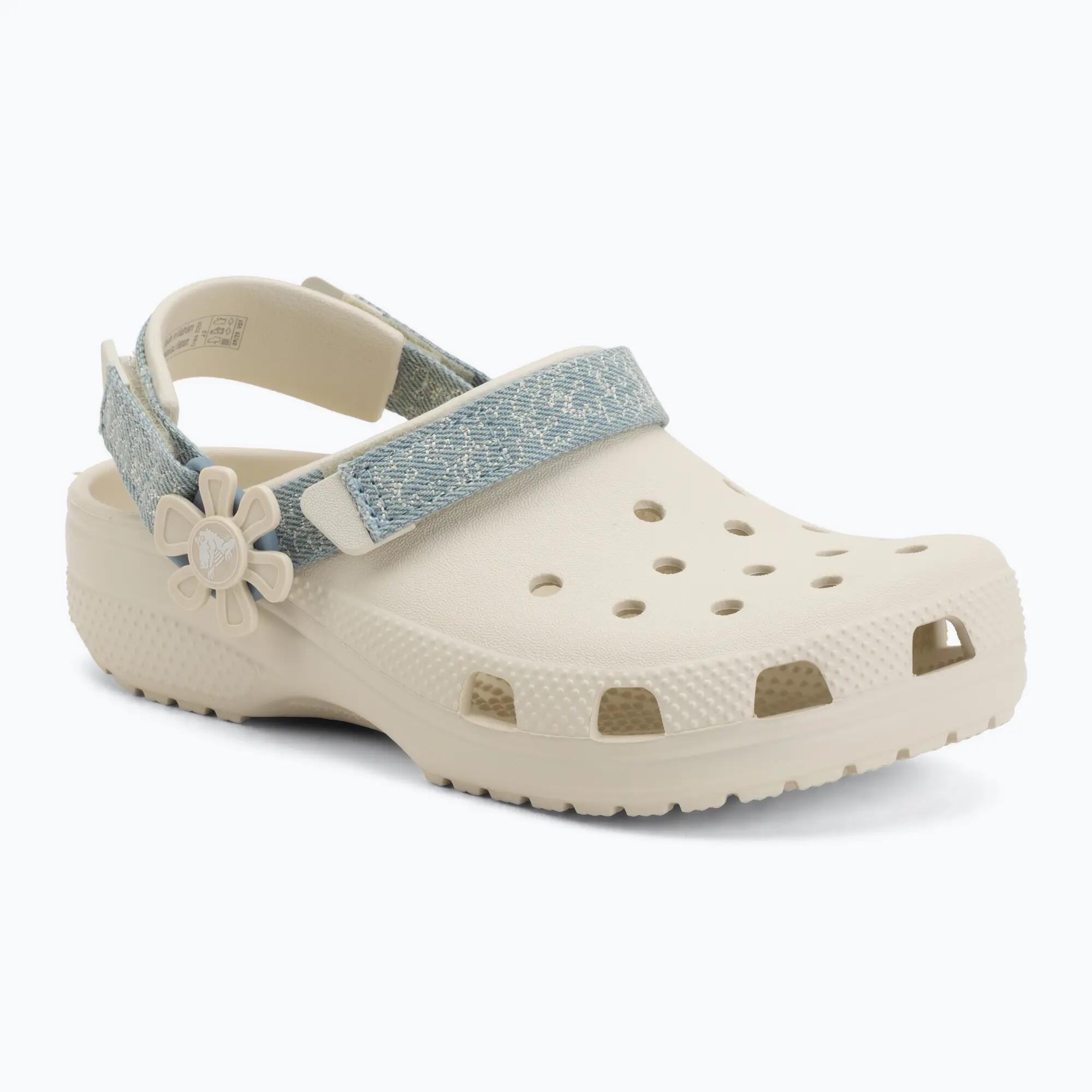 Klapki dziecięce Crocs Classic Denim Flower Adjutment Backstrap 2/7