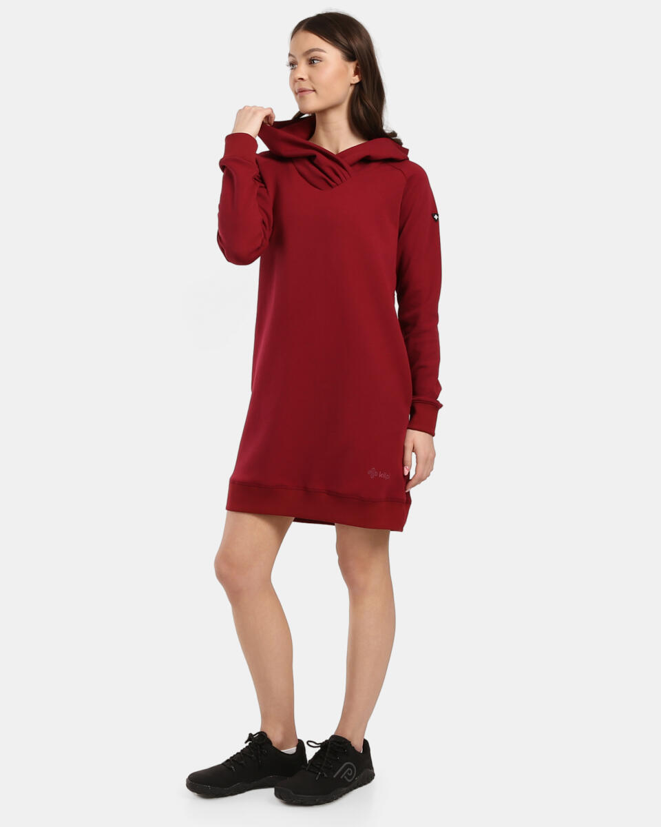 Felpa lunga con cappuccio da donna Kilpi HEYDEN-W 3/7