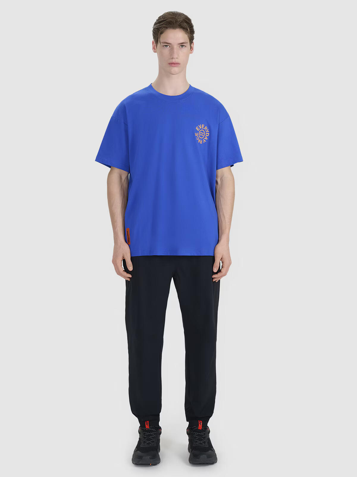 T-shirt oversize z nadrukiem męski 4F 4FWSS25TTSHM1979 6/7