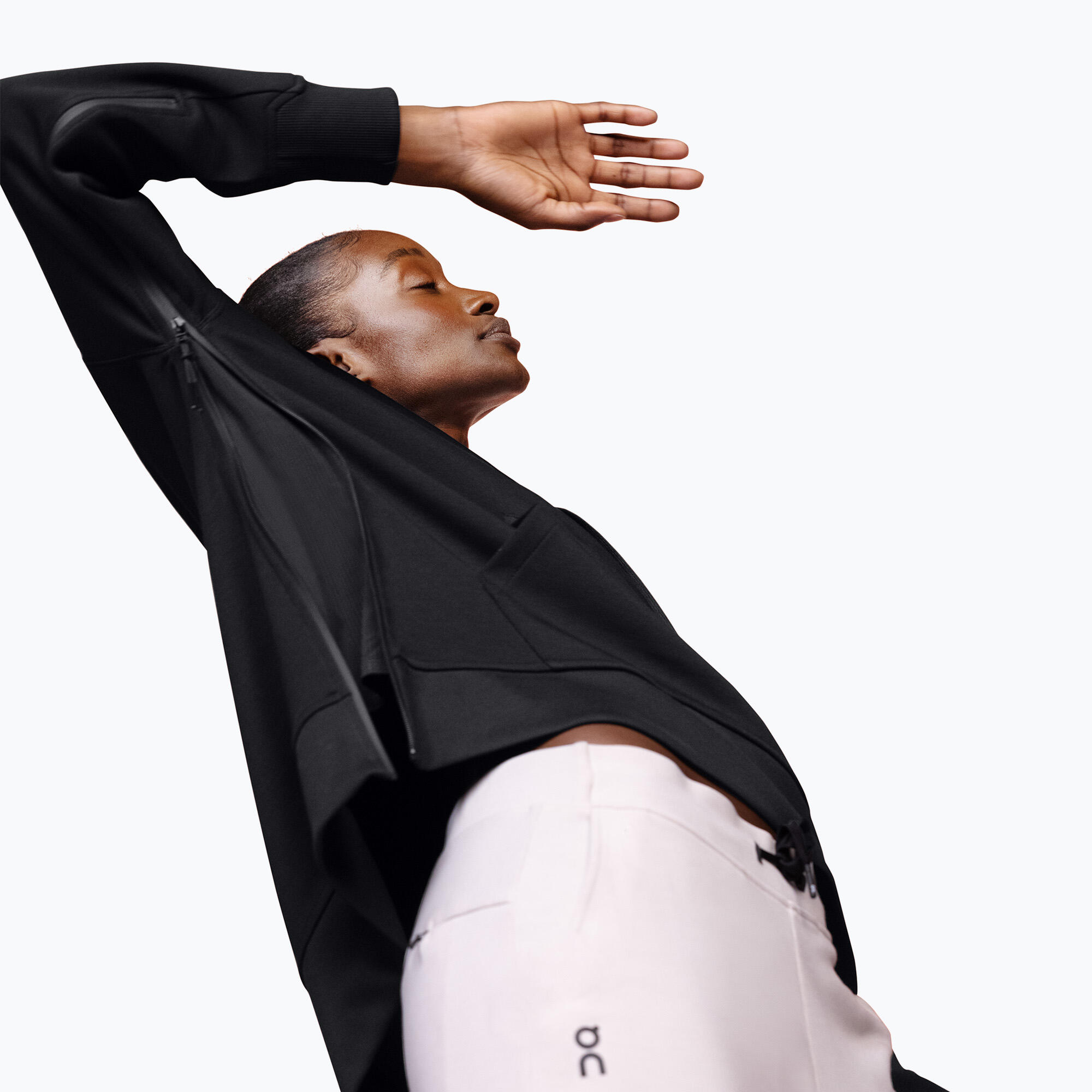 -RUNNING HOODIE BLACK WOMAN 6/6