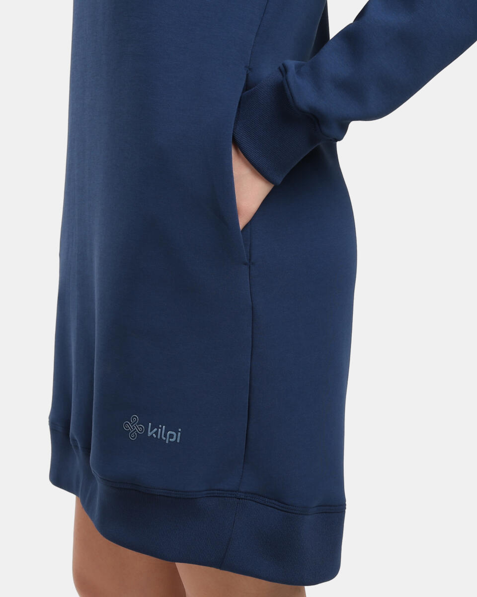 Felpa lunga con cappuccio da donna Kilpi HEYDEN-W 5/7