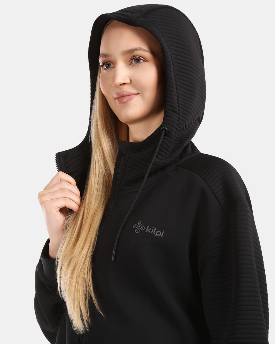Felpa con cappuccio in cotone da donna Kilpi BAYA-W 4/5