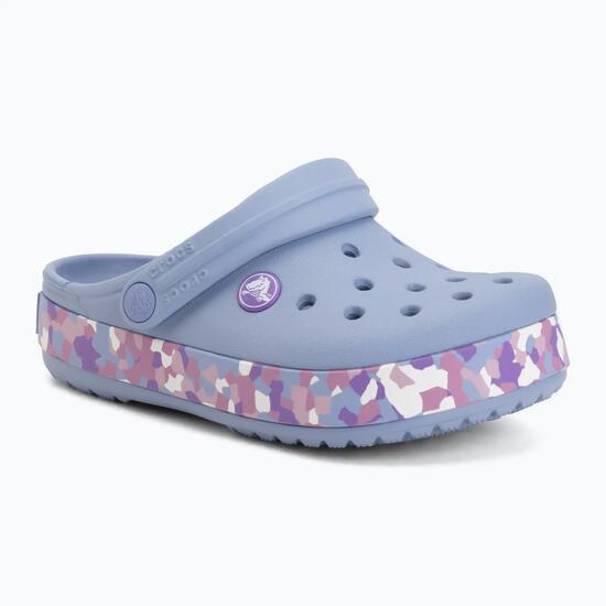 Crocs Dziecięce Klapki Sportowe Lekkie Crocband Glow Confetti Clog 33-34