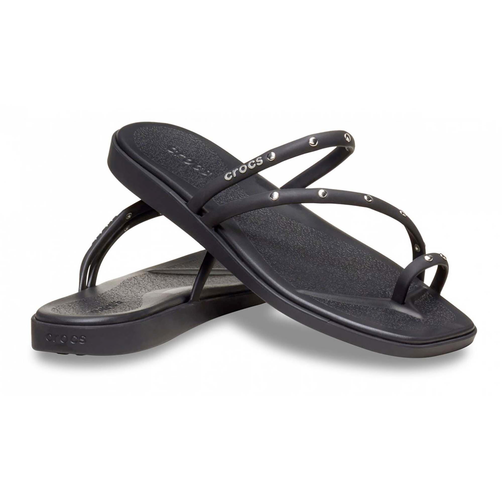 Sandale Crocs Avec Anneau D’Orteil Cloutée Femme 3/5