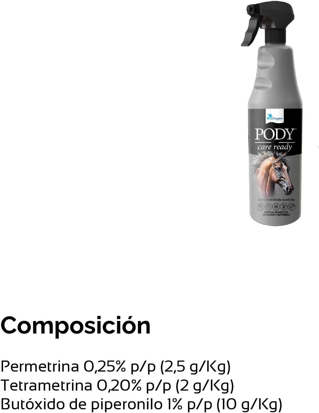 Insecticida repelente Pody Care especial caballos | 1 litro  | Equitación 2/5
