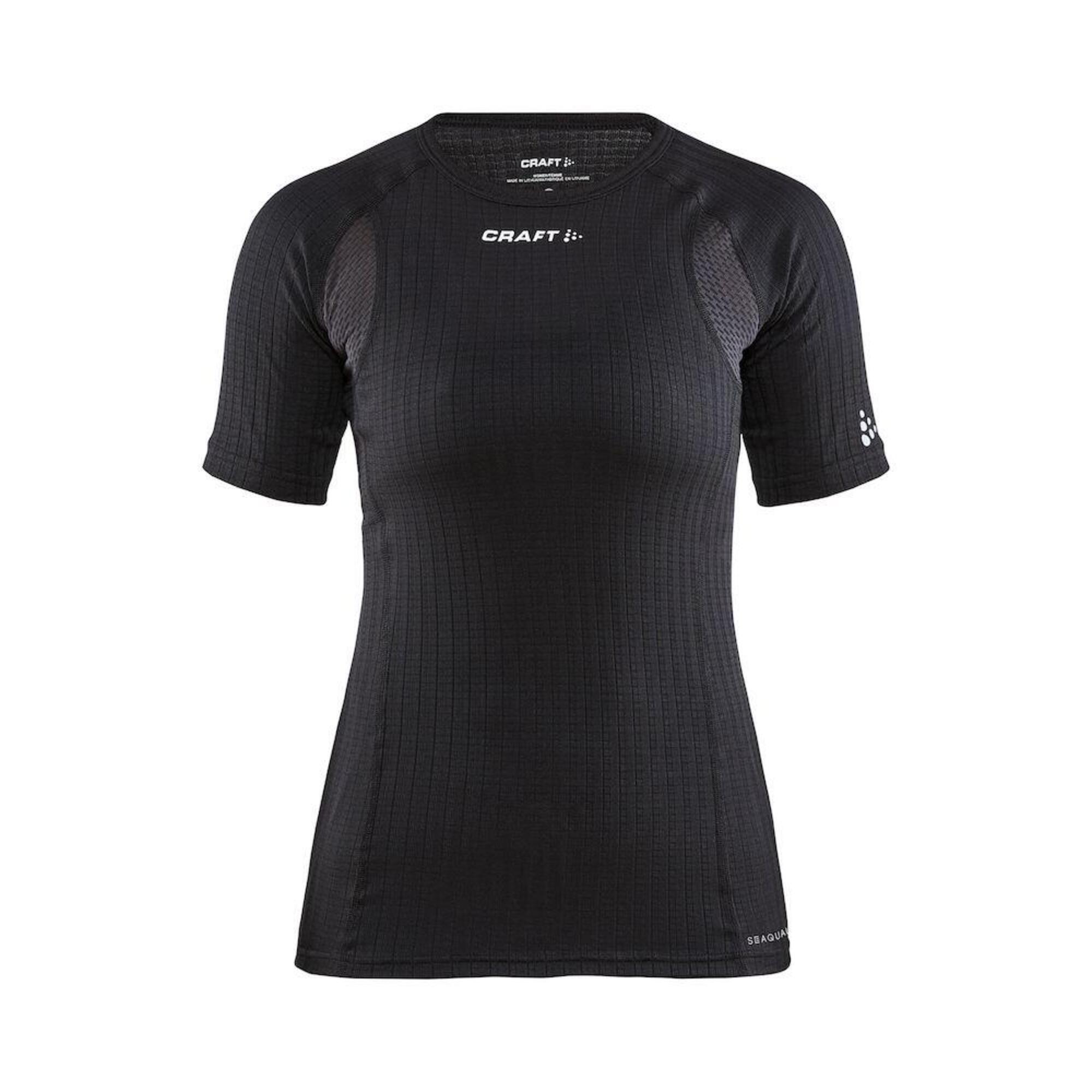 CRAFT ACTIVE EXTREME X ROUND NECK SHORT SLEEVE BASELAYER WOMEN BLACK