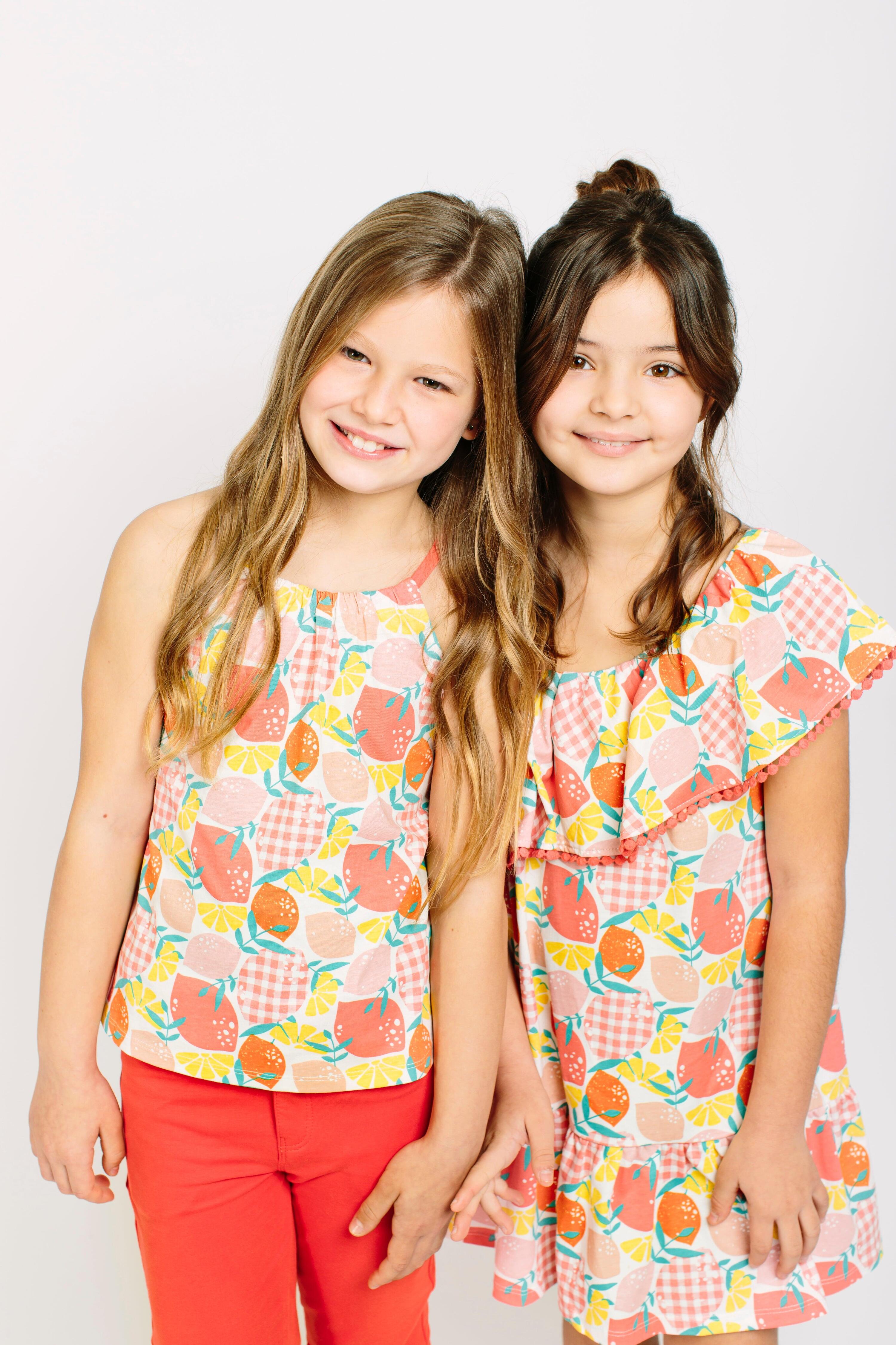 Camiseta de niña estampado fruta 4/5