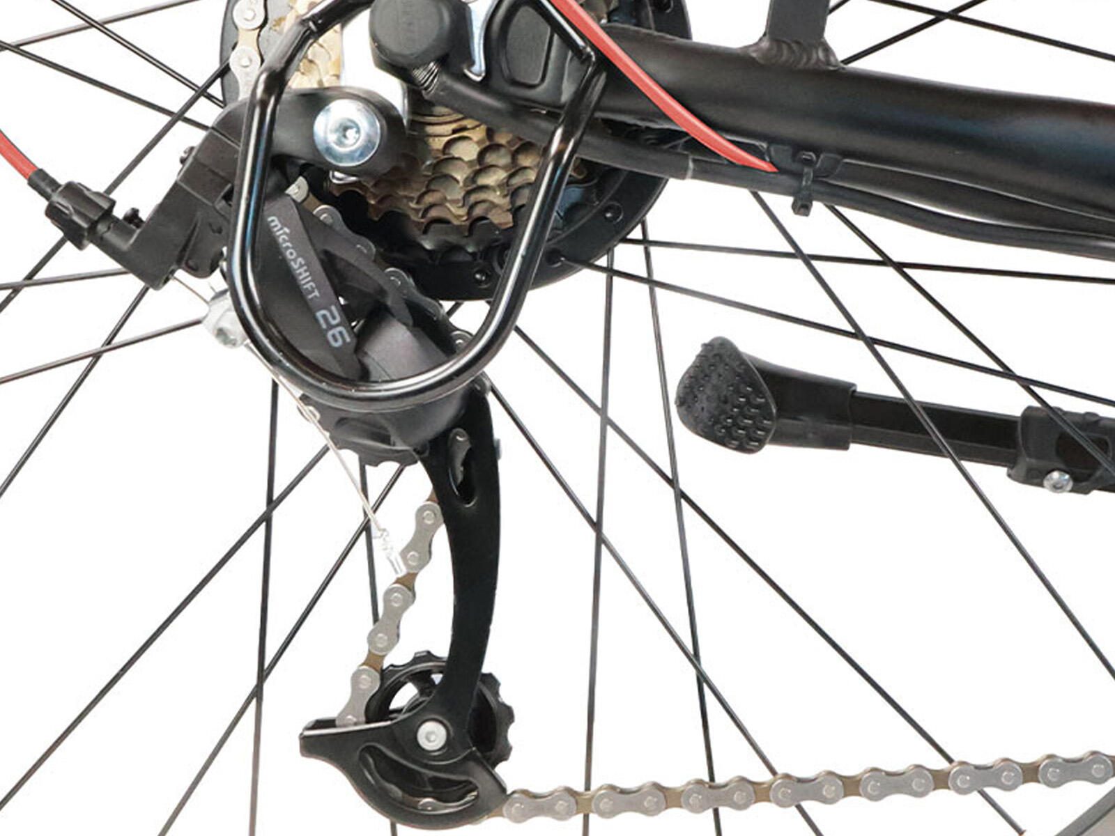 Unisex elektrische stadsfiets 10.4Ah 28 inch zwart Urban 2/4