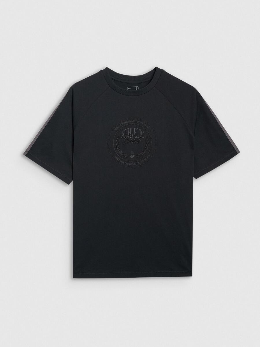 T-shirt oversize z nadrukiem damski 4F 4FRSS25TTSHF2791 5/6