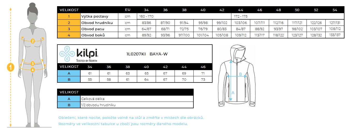 Sweat à capuche en coton pour femme Kilpi BAYA-W 5/5