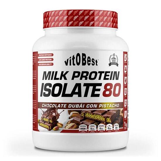 Milk protein isolate 80 - 1kg Chocolat de Dubai de VitoBest