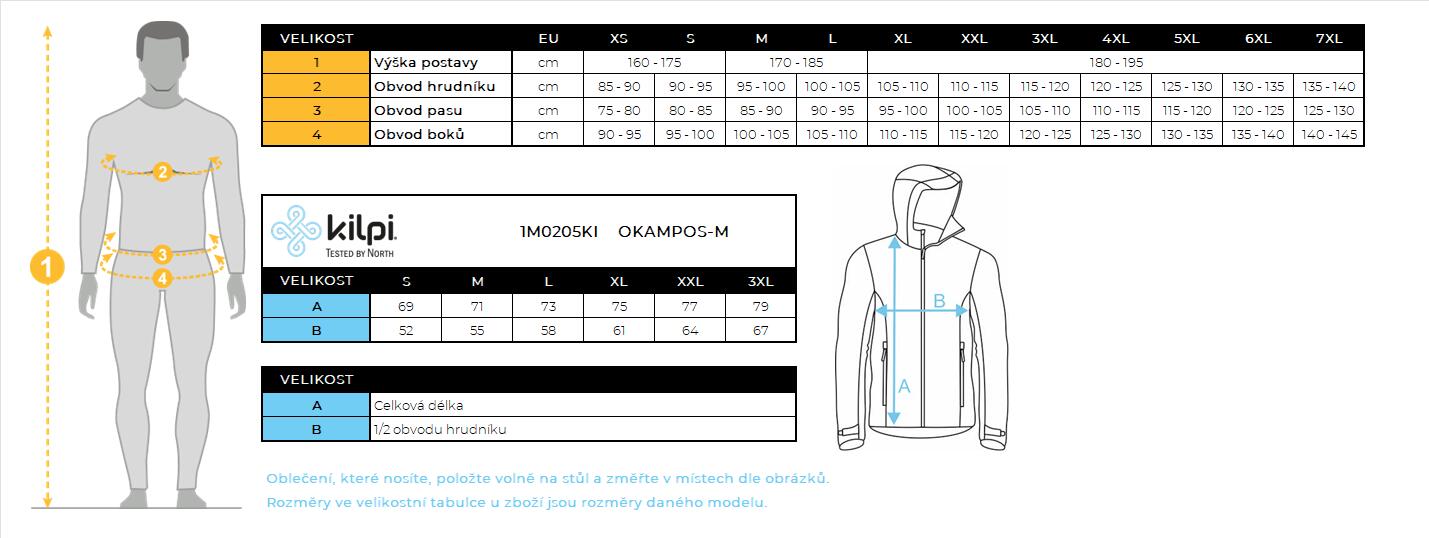 Sweat à capuche en coton au style actif Kilpi OKAMPOS-M 6/6