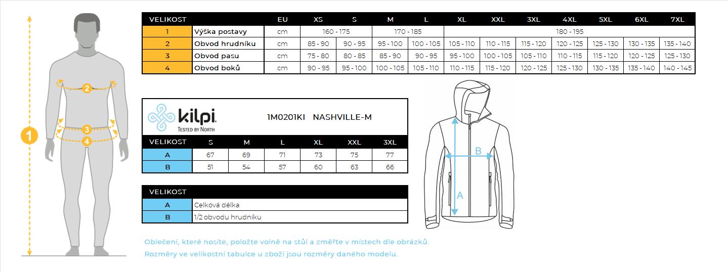 Felpa funzionale da uomo Kilpi NASHVILLE-M 5/5