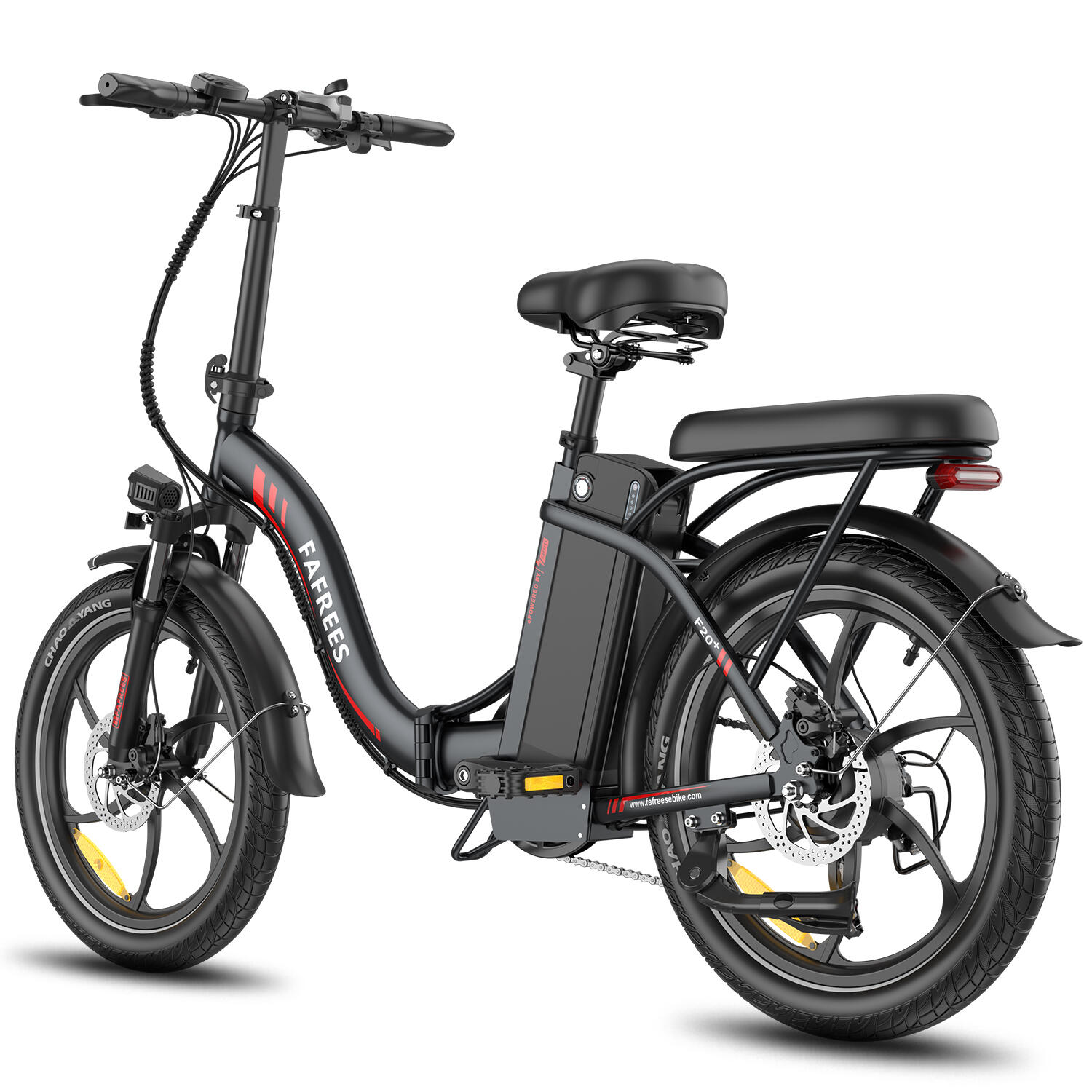 F20+ Bicicleta elétrica urbana dobrável 36V 20Ah pneu 20 polegadas 5/7