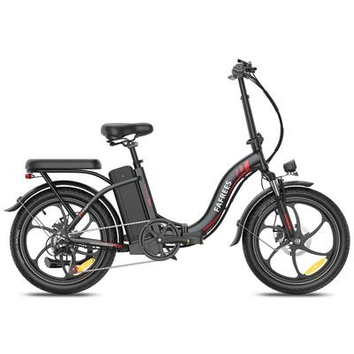 Opvouwbare stads e-bike fafrees f20+ 250w motor 20×3.0" brede band