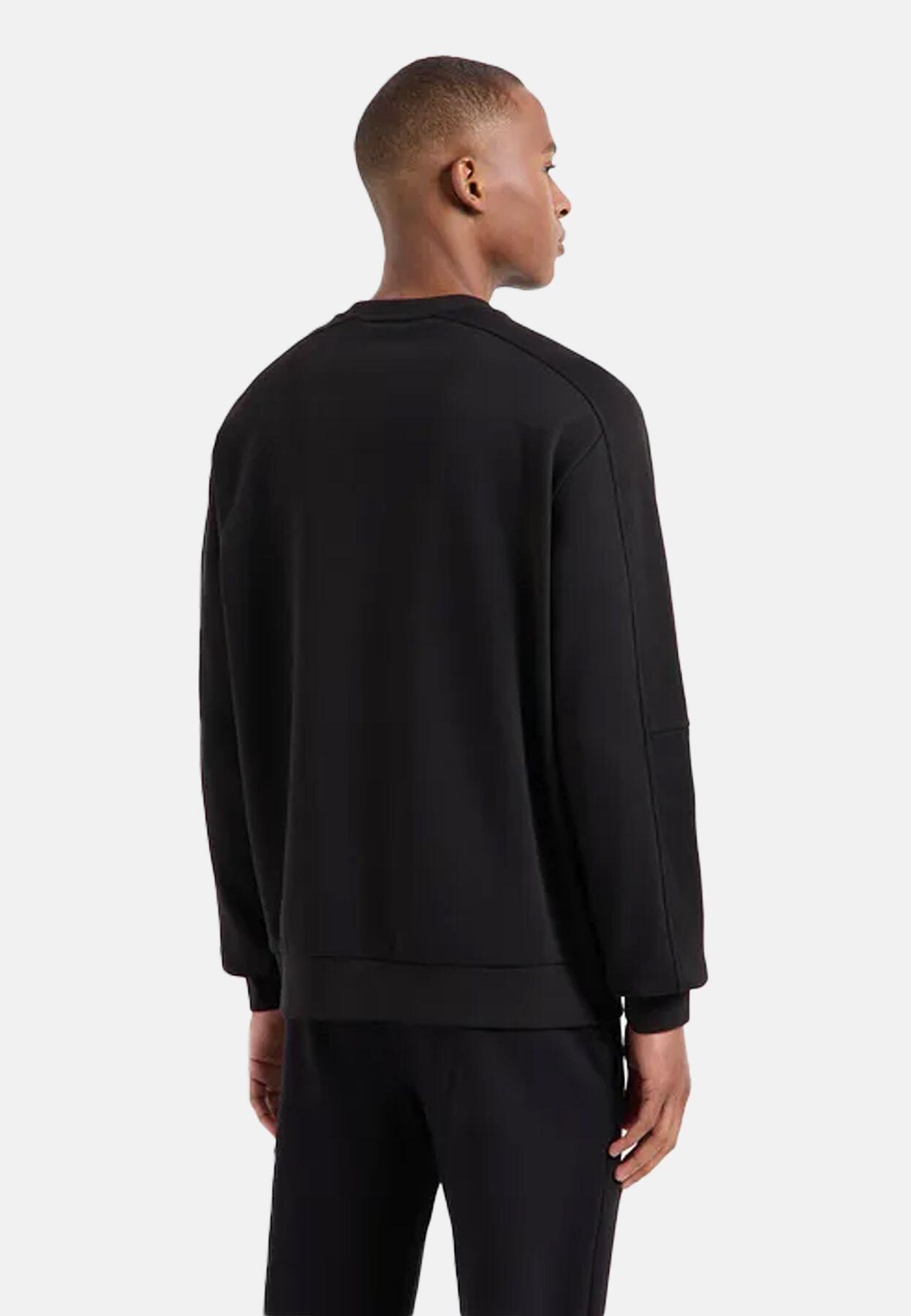FELPA uomo ea7 emporio armani nero 3/4