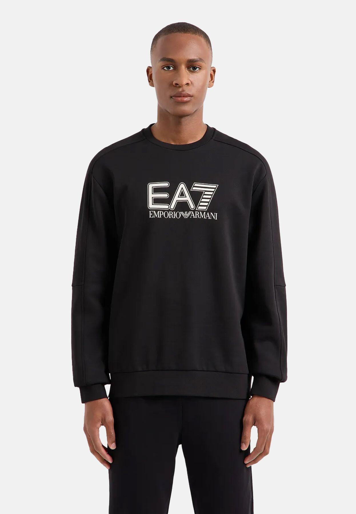 FELPA uomo ea7 emporio armani nero 2/4