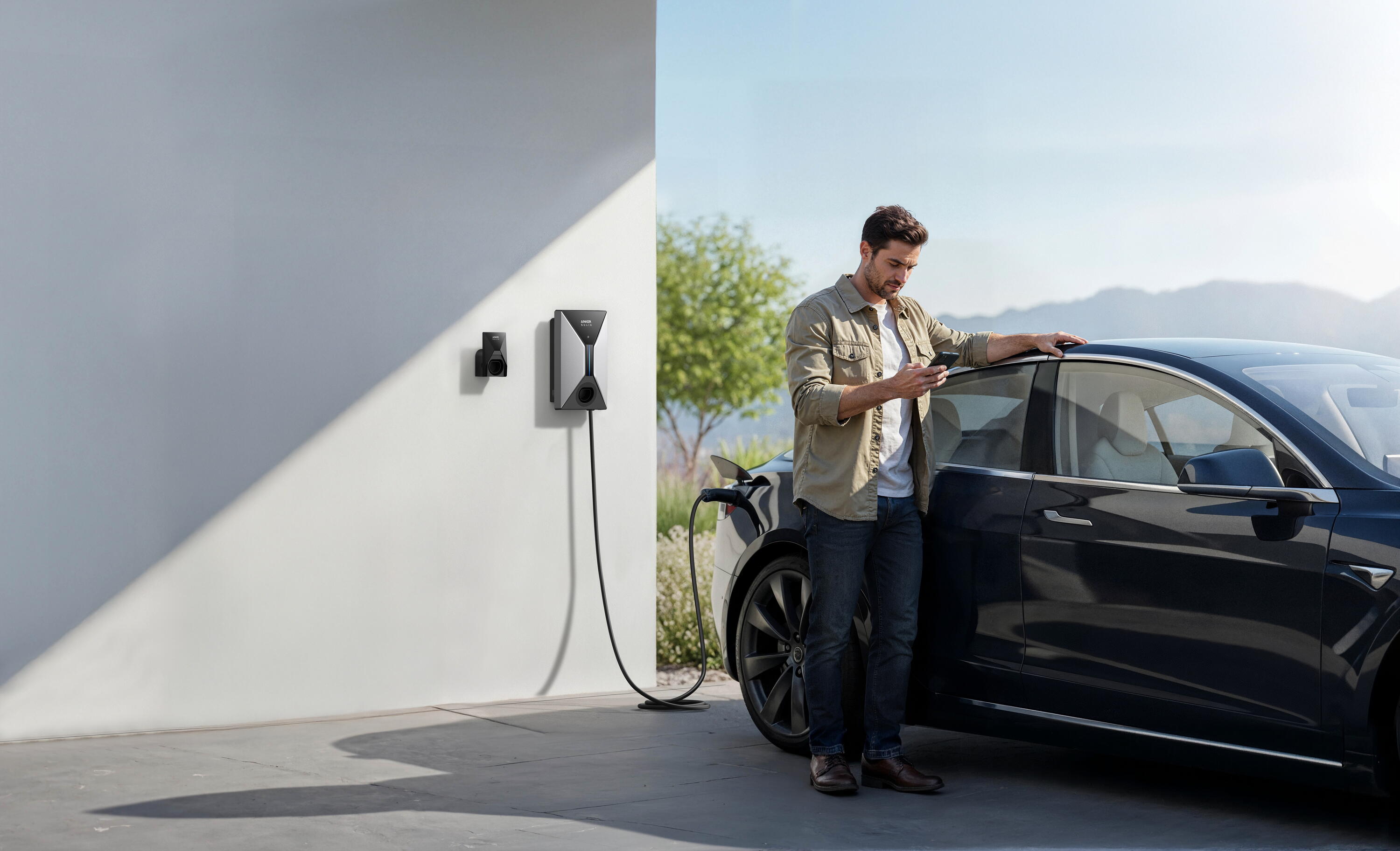 Anker SOLIX V1 CABLE Wallbox EV intelligente 22 kW avec appli 5/7