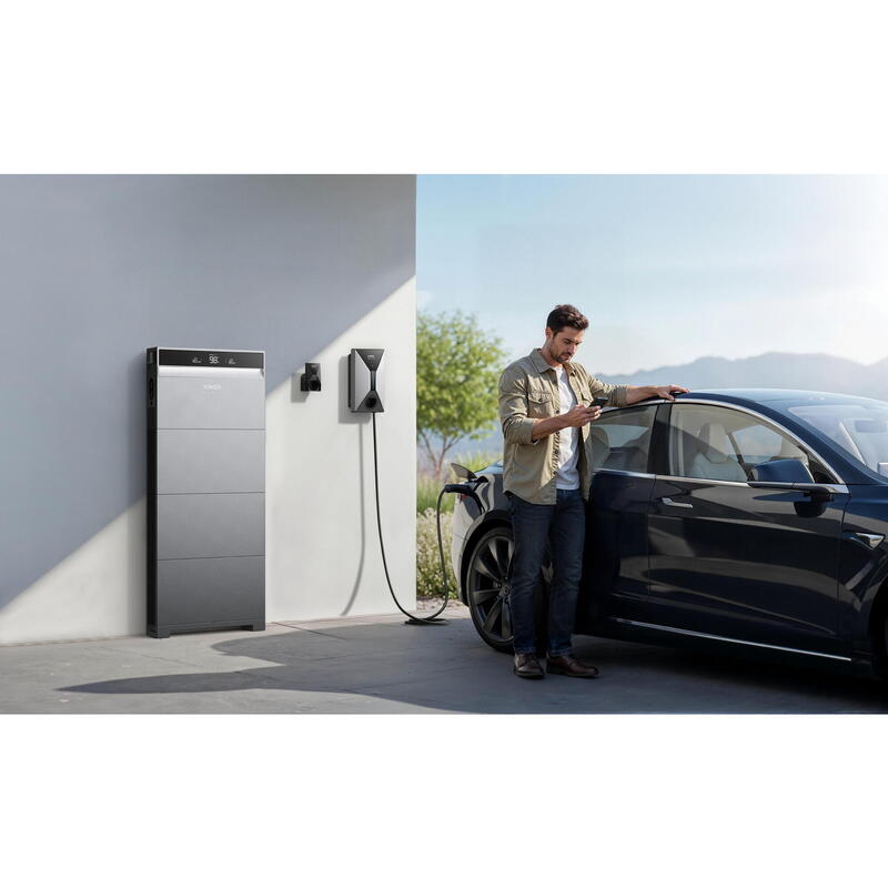 Wallbox EV intelligente Anker SOLIX V1 CABLE 7,4 kW avec appli