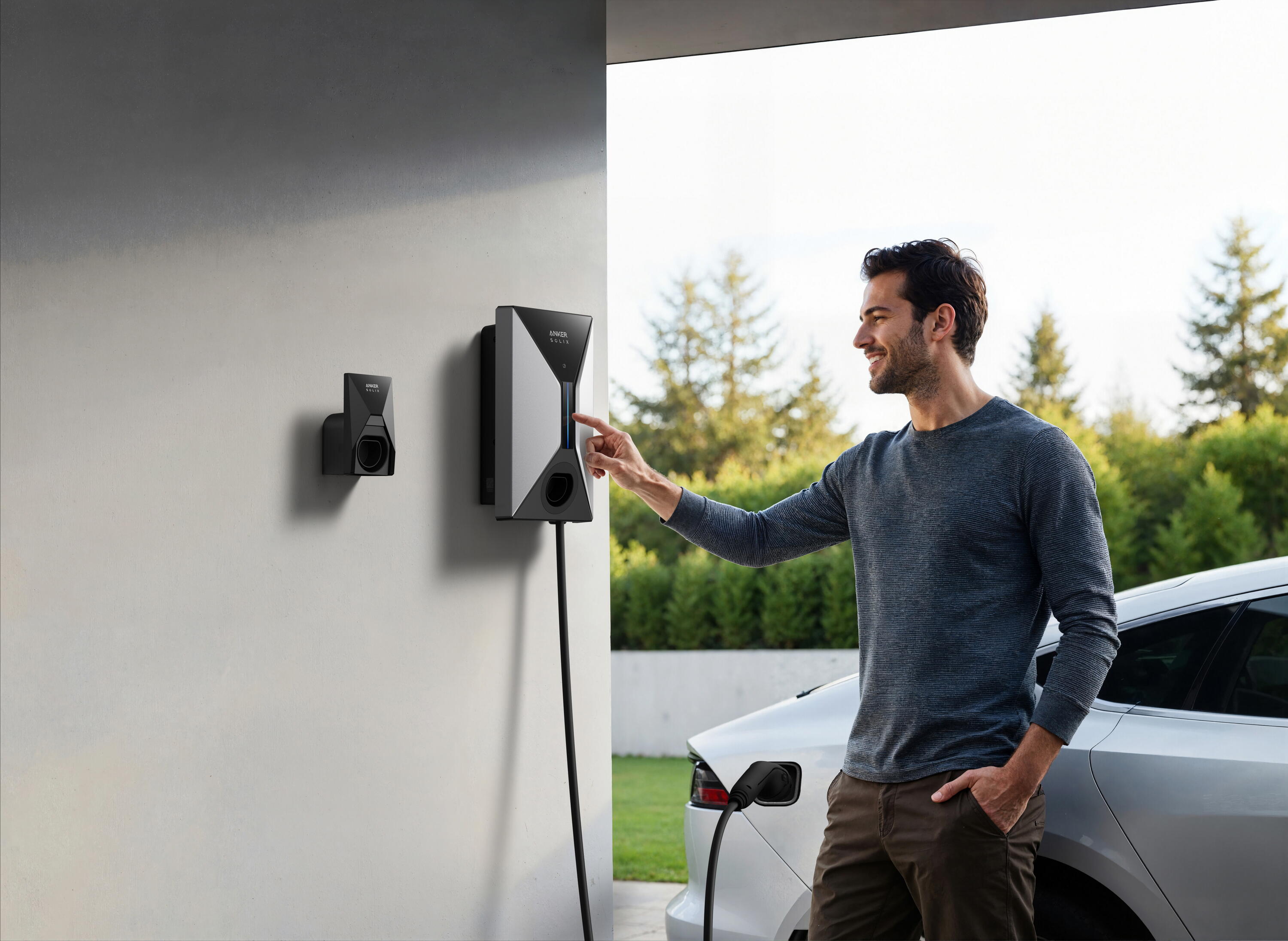 Anker SOLIX V1 CABLE Wallbox EV intelligente 22 kW avec appli 6/7