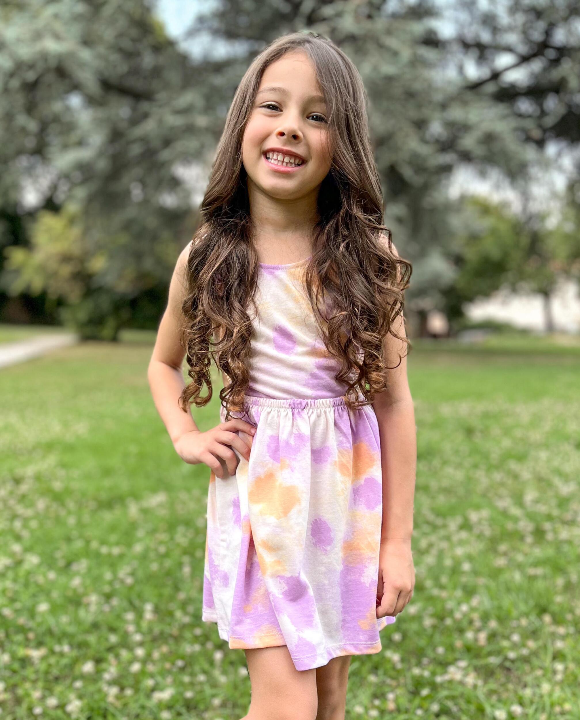 Vestido de niña estampado 3/5