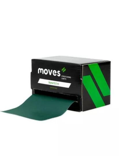 MOVES Band SANS LATEX 5.5m Vert