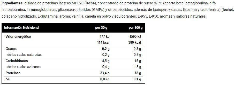 Milk Protein Isolate 80 - 2Kg Vainilla VitoBest 2/3
