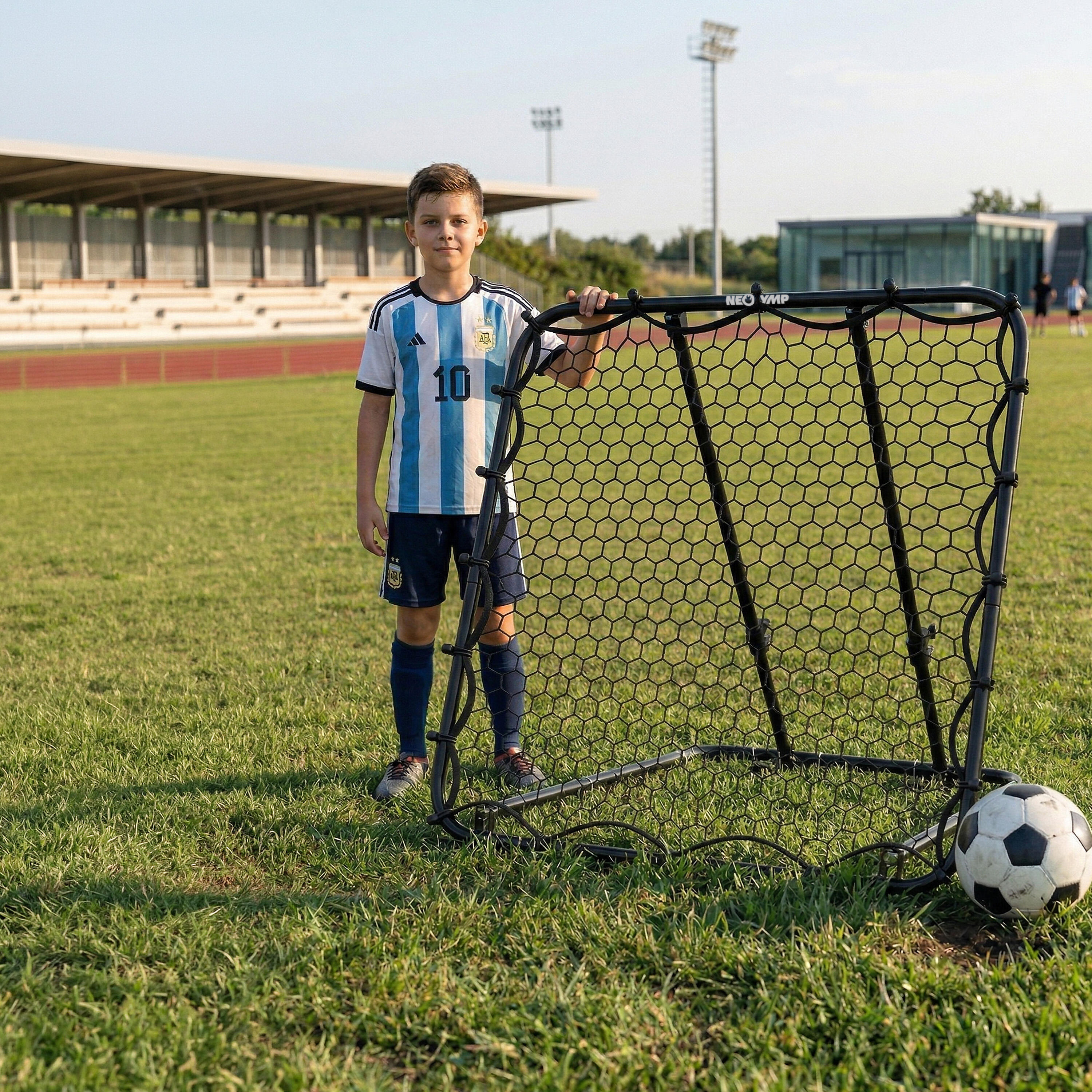 Rebounder de fútbol regulable – Entrenamiento en interior y exterior 5/7