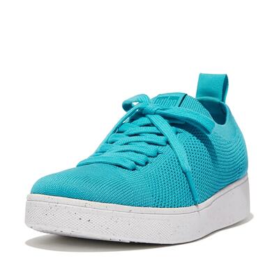 Fitflop fitflop rally e01 sneaker - knit tahiti-blauw 37