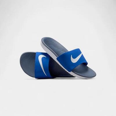 Nike kawa slide game royal thunder blue white (gs)