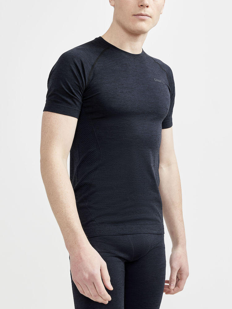 CORE DRY ACTIVE COMFORT SHORT SLEEVE BASELAYER MEN BLACK 3/3