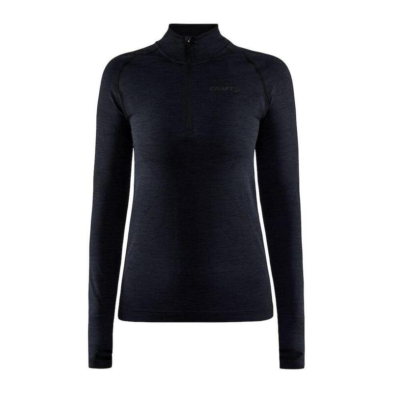 CORE DRY ACTIVE COMFORT HALF ZIP BASELAYER WOMEN BLACK