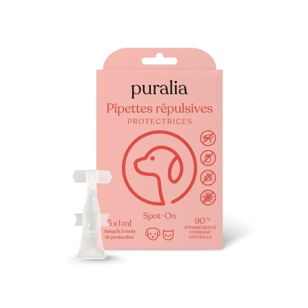 Antiparasite pour chien Ukal Spot-on Puralia (x5) 1/3