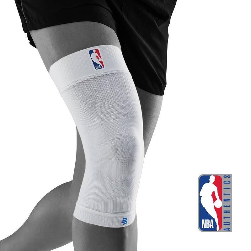 NBA 運動加壓護膝 - 白色
