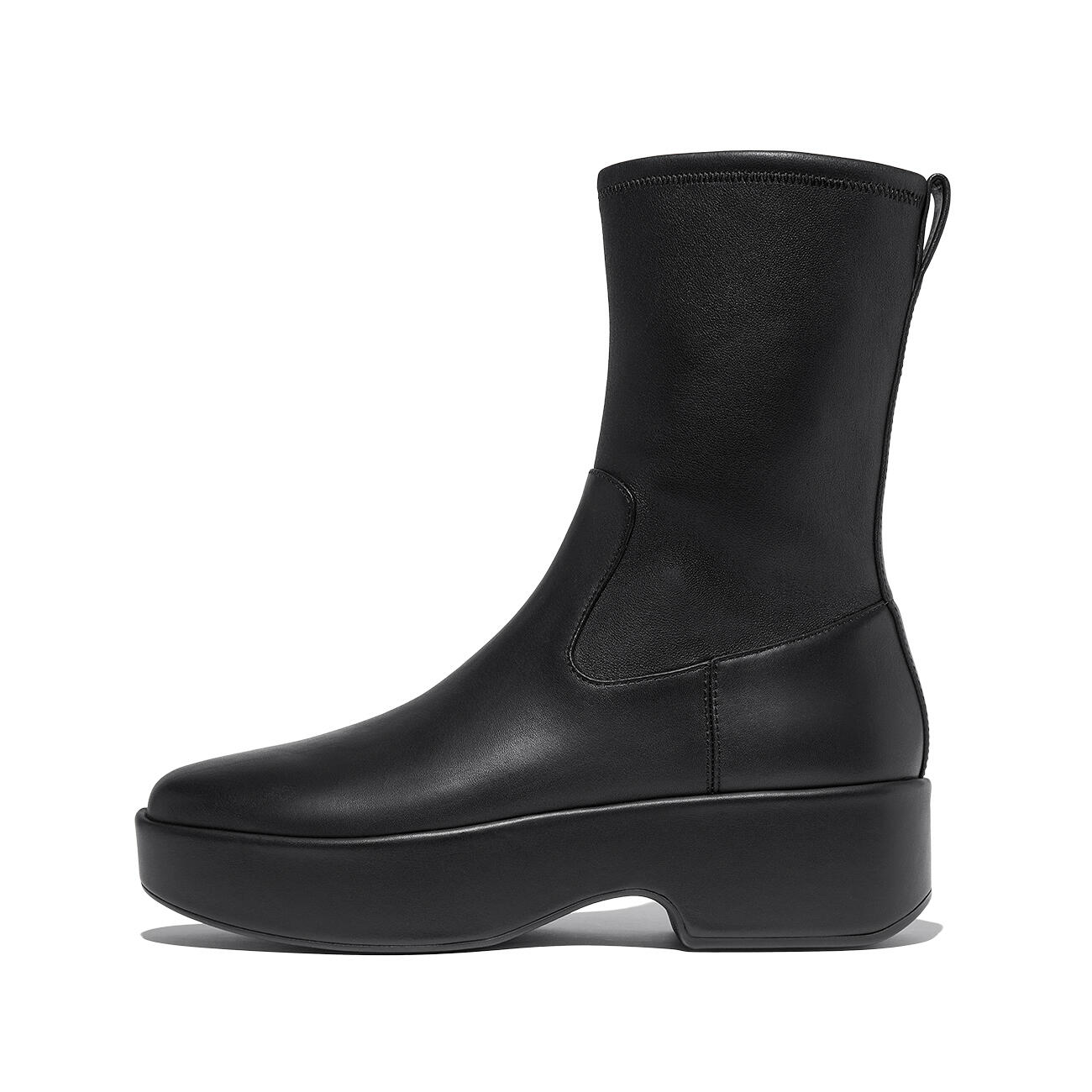 Bottes FitFlop F-Luma Boot à cuir extensible 3/7