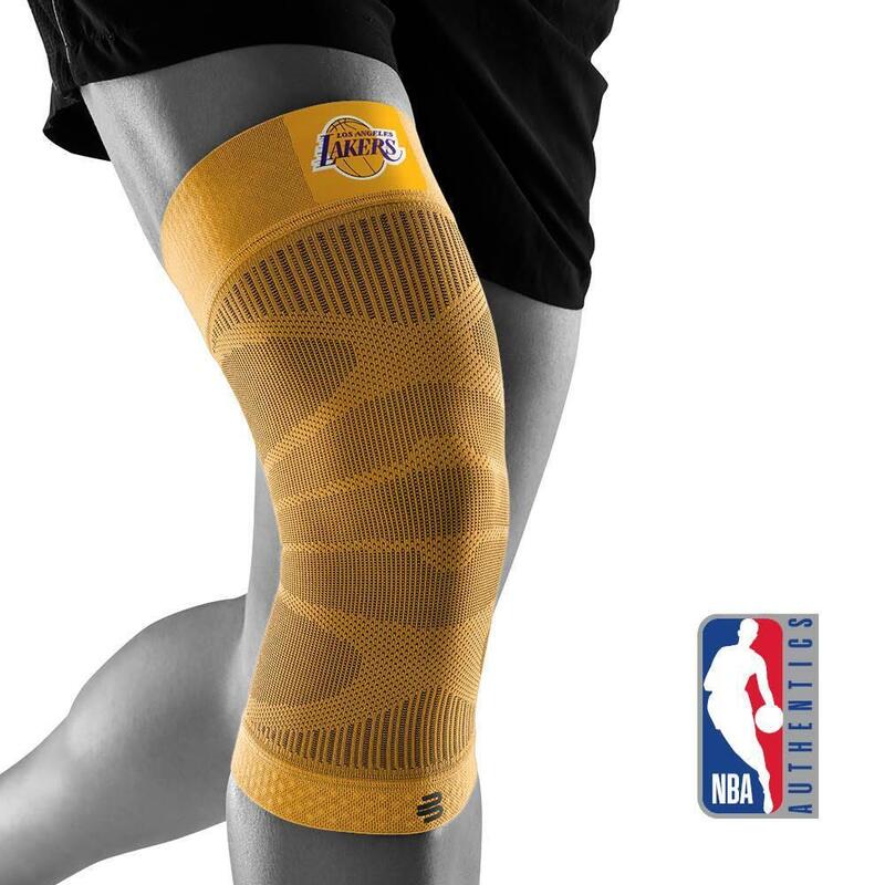 NBA 運動加壓護膝 - 黃色