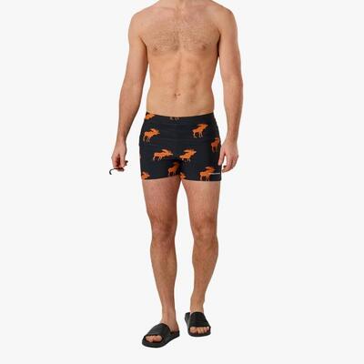 Heren zwemshorts quick dry forest swim trunk