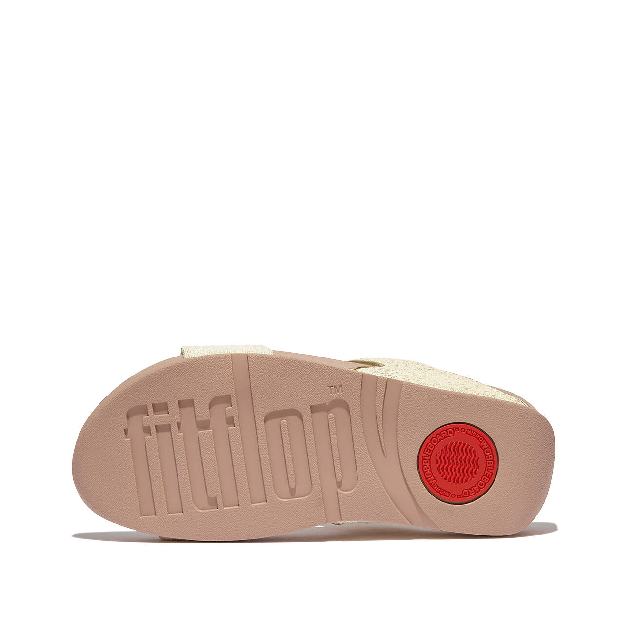 FITFLOP FitFlop Lulu Shimmerweave Slides  STEENBEIGE MIX 42 4/7