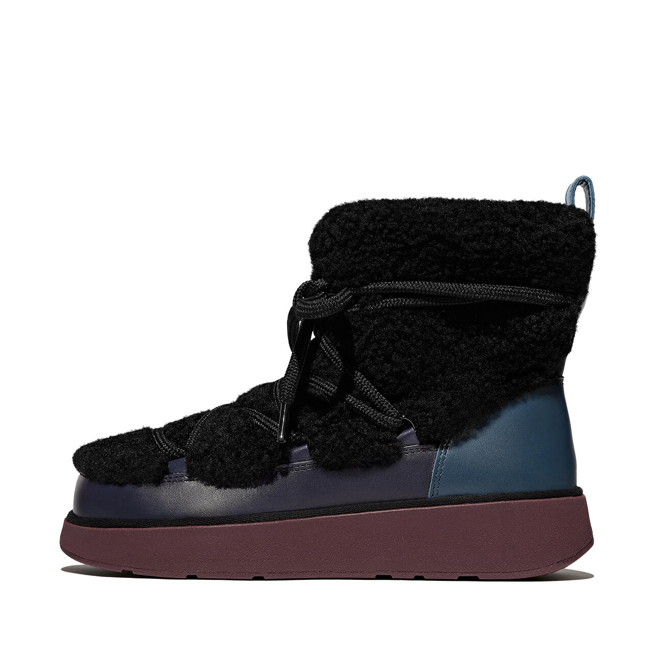 Bottines à lacets en cuir bouclé FitFlop Gen-FF X Roksanda 4/7