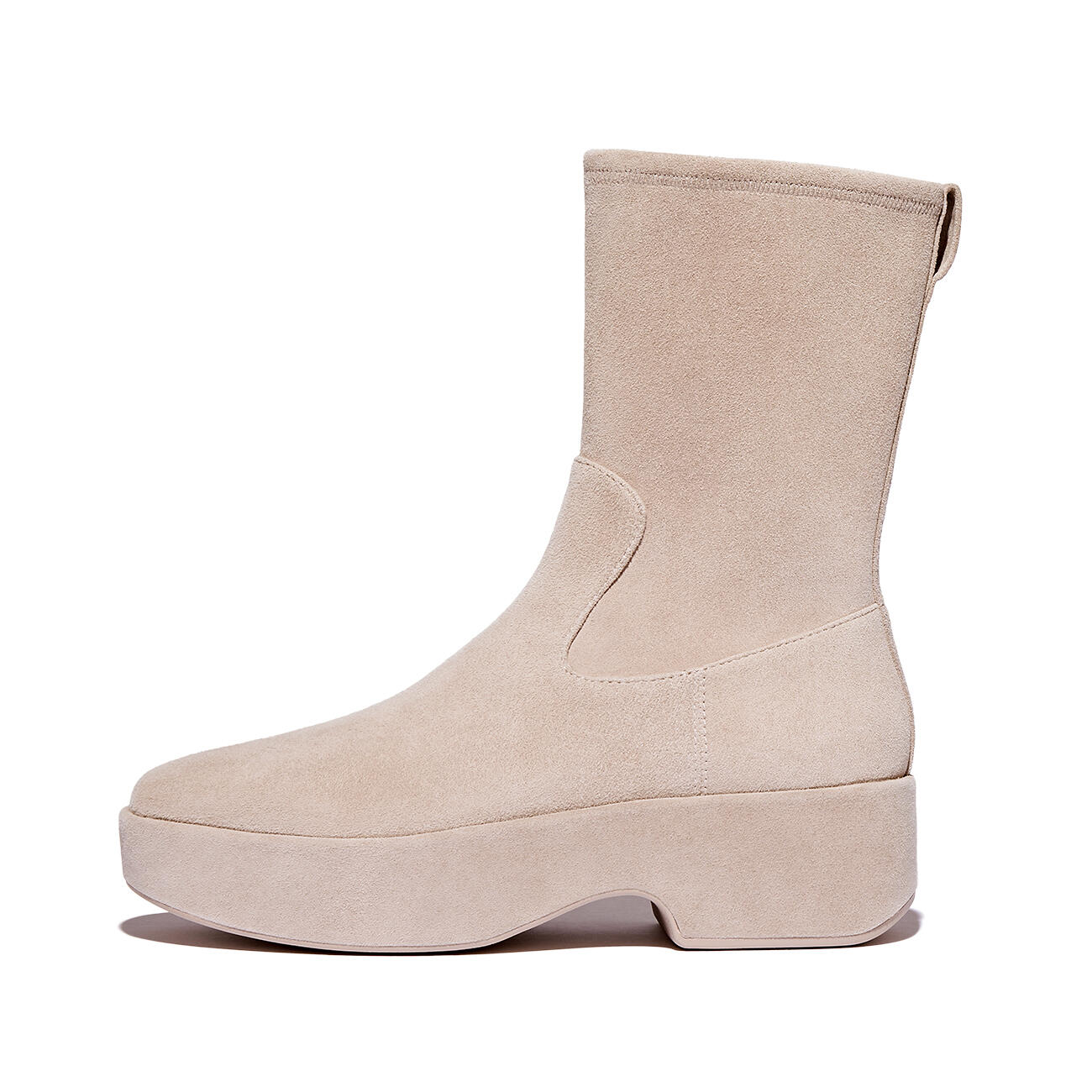 FITFLOP FitFlop F-Luma Boot - Stretch Suede (Wrapped)  KLASSIEK BEIGE 38 3/7