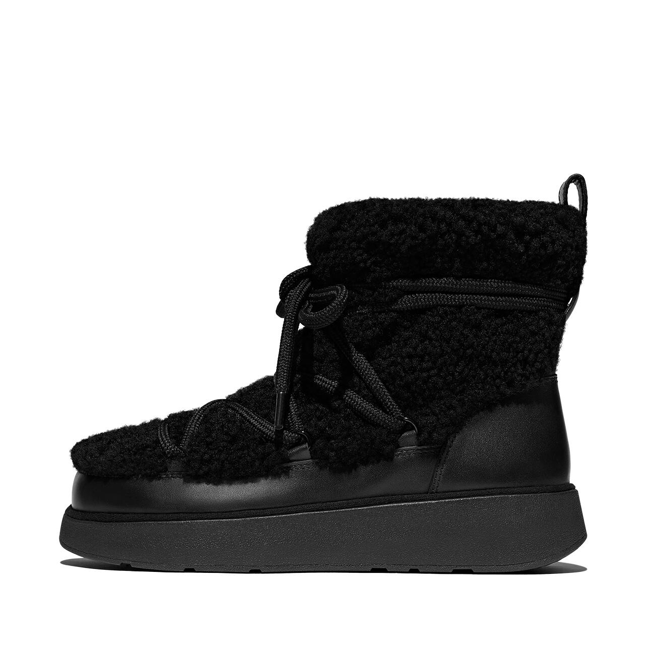 Bottines à lacets en cuir bouclé FitFlop Gen-FF X Roksanda 3/7