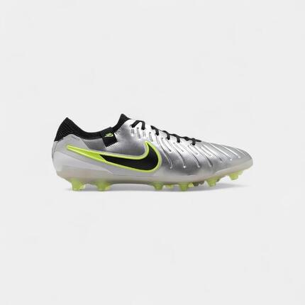 Nike Tiempo Legend 10 Elite AG-Pro Metallic Silver Volt Black