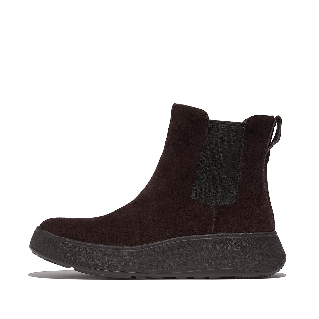 FITFLOP FitFlop F-Mode Suede Flatform Chelsea Boots  CHOCOLADEBRUIN 41 3/7