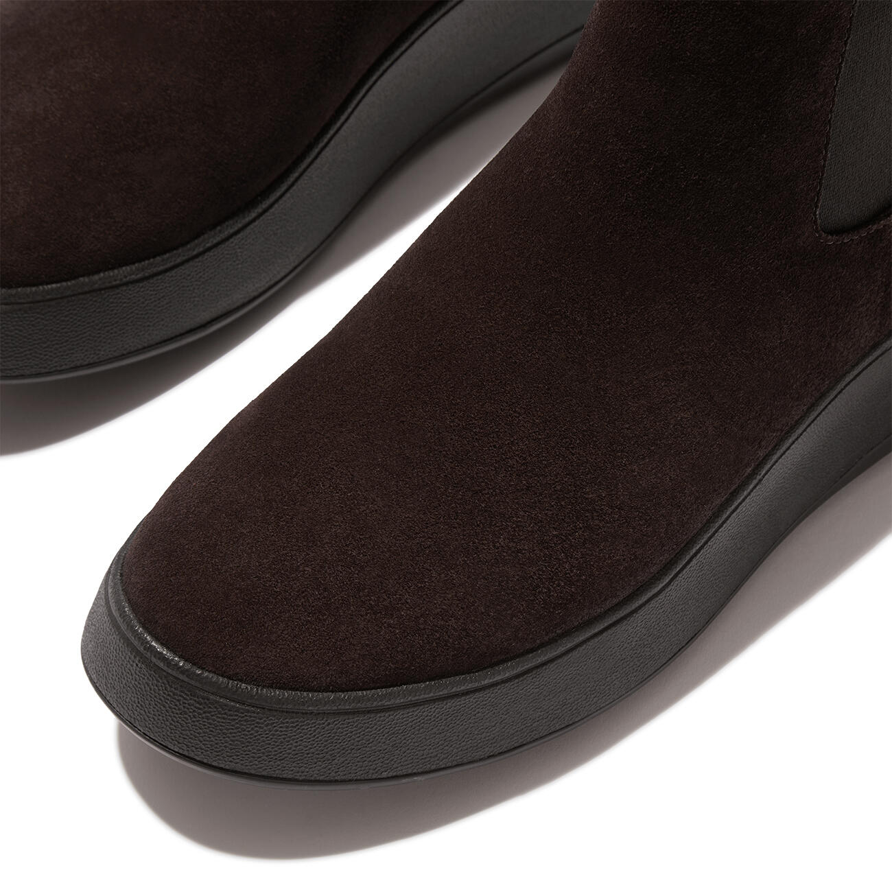 FITFLOP FitFlop F-Mode Suede Flatform Chelsea Boots  CHOCOLADEBRUIN 41 5/7