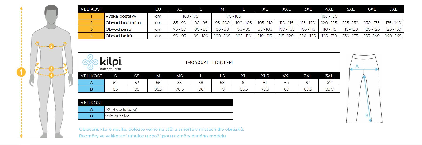 Pantalones de exterior para hombre Kilpi LIGNE-M 5/5