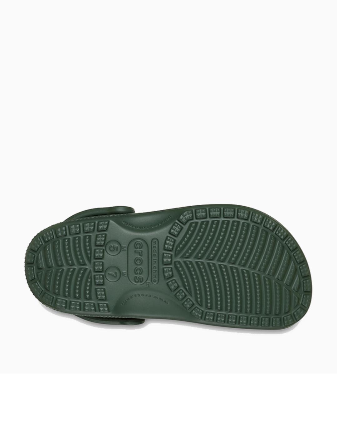 Sandali da uomo Crocs verdi. 4/6